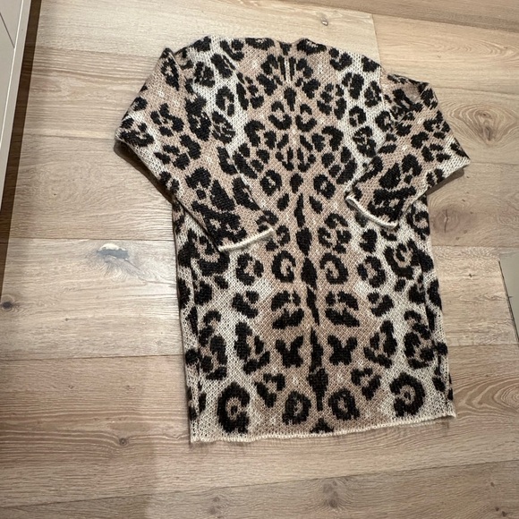 Brochu Walker Leo Leopard Print Sweater coat or Dress - Picture 4 of 15